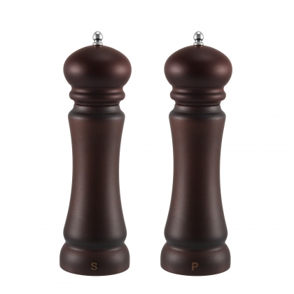 Classic Wooden Salt & Pepper Grinder Set