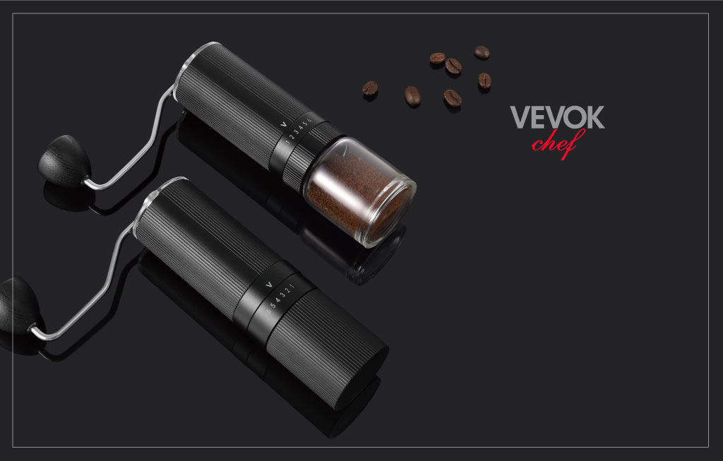 VEVOK CHEF Electric Salt and Pepper Grinder Set Rechargeable with LED Light  USB Automatic Gravity Stainless Steel Pepper Mill Spice Grinder Adjustable